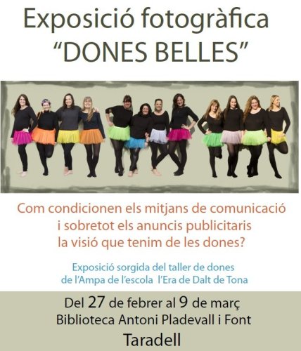L'exposició 'Dones belles' a la Biblioteca de Taradell