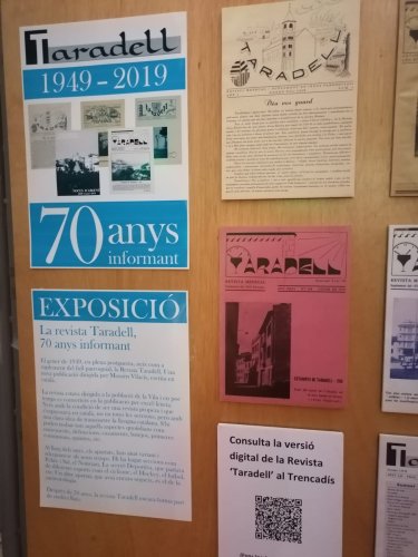 Exposició: 'Taradell. 70 anys informant' a la Biblioteca