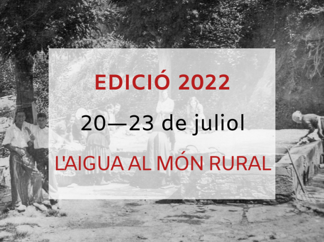 Jornades de Patrimoni 2022 / L'aigua al món rural