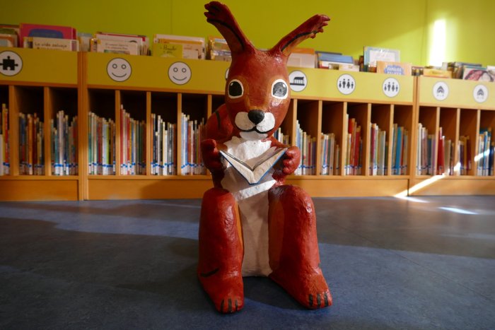 En Sebastià, la mascota de la Sala Infantil 