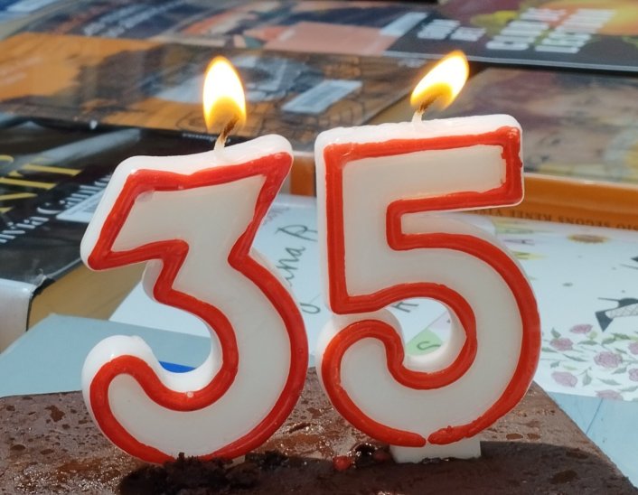 Espelmes 35 anys