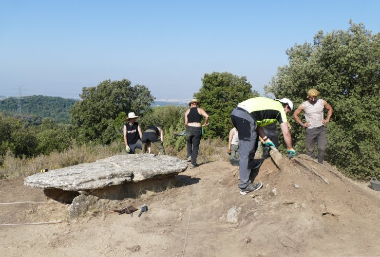 Una intervenció arqueològica estudiarà l'estat del dolmen de Gasala abans de la seva restauració
