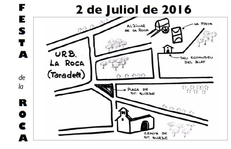 Festa de la Roca 2016 -  mapa