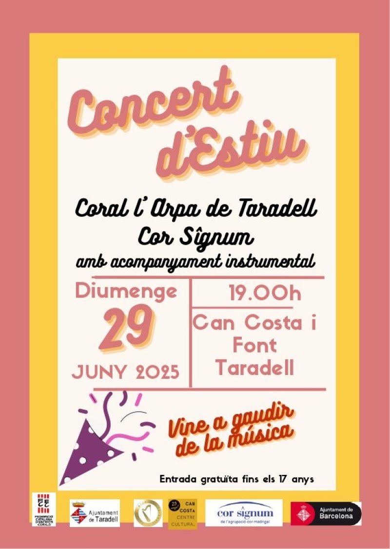 Concert estiu L\'Arpa Concert estiu L\'Arpa