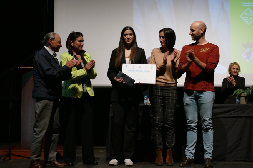 Laura Raurell - 3a edició Premi Anastasi Aranda al millor Treball de Recerca de Batxillerat.
