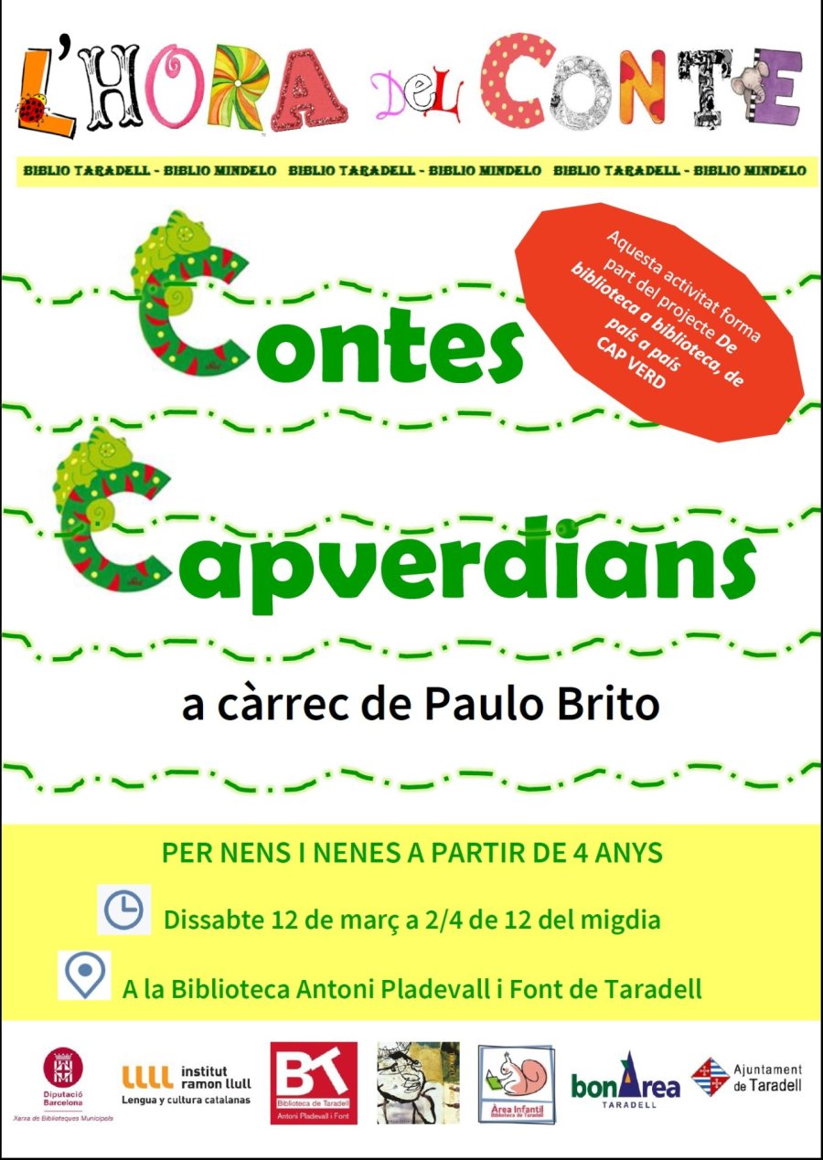 Cartell 'Contes capverdians' Cartell 'Contes capverdians'