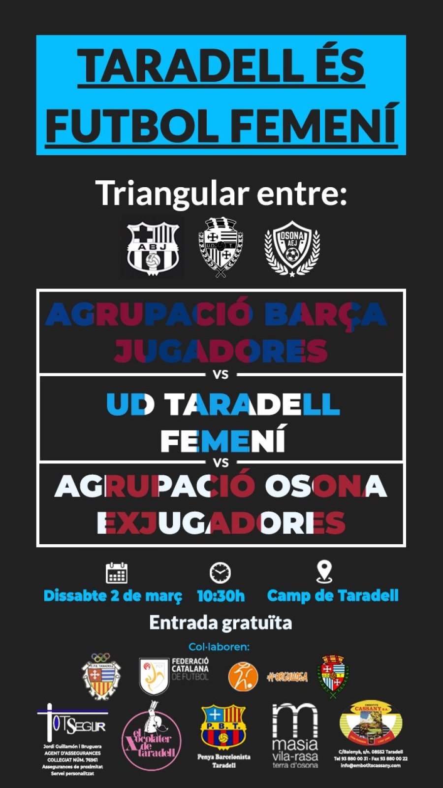 Cartell Futbol Femení Cartell Futbol Femení