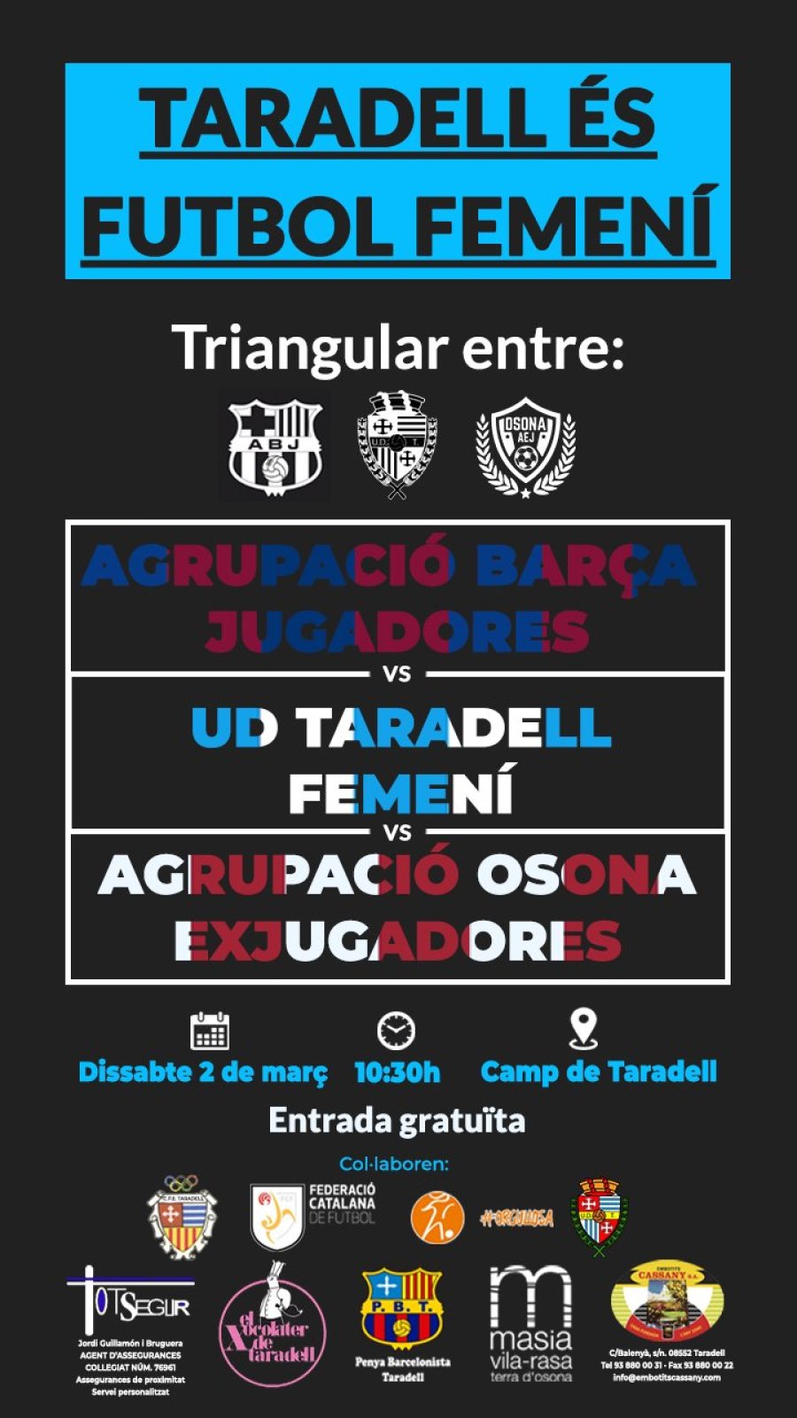 Cartell Futbol Femení