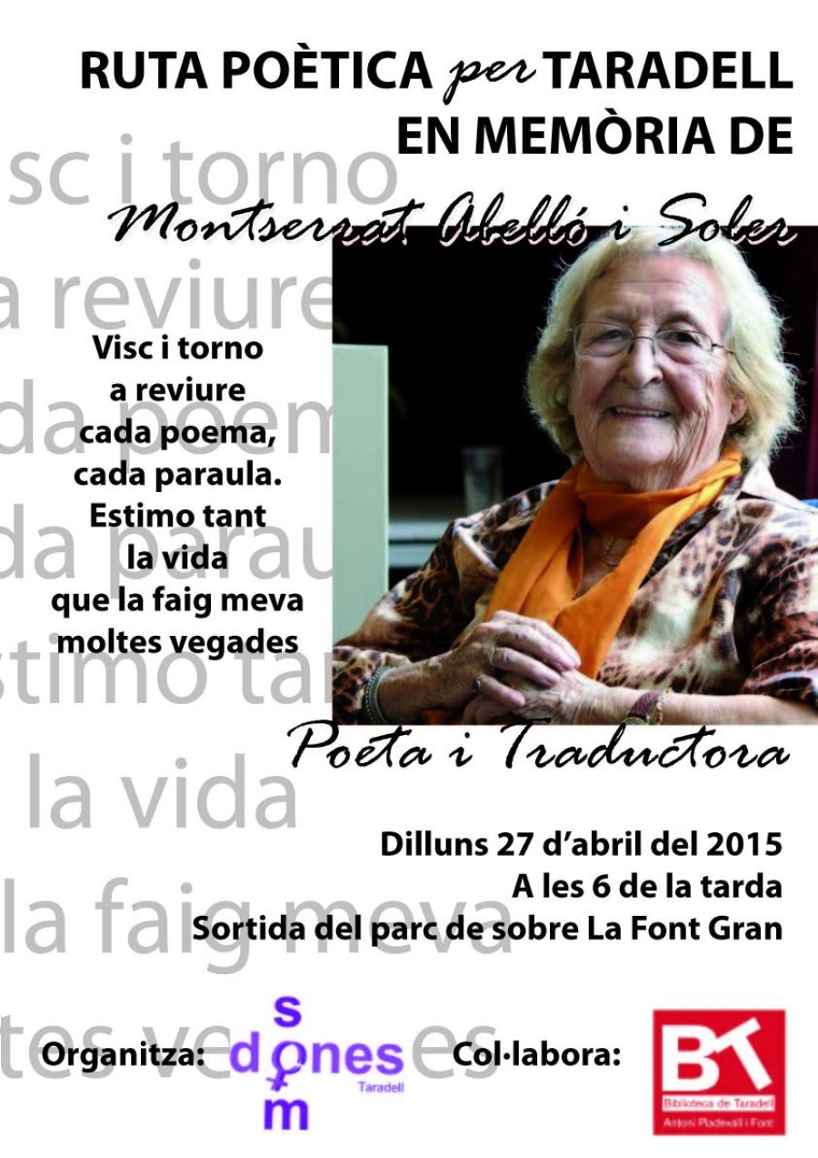 Ruta literària Montserrat Abelló