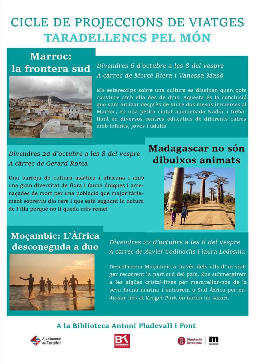 Cartell Taradellencs pel món Cartell Taradellencs pel món