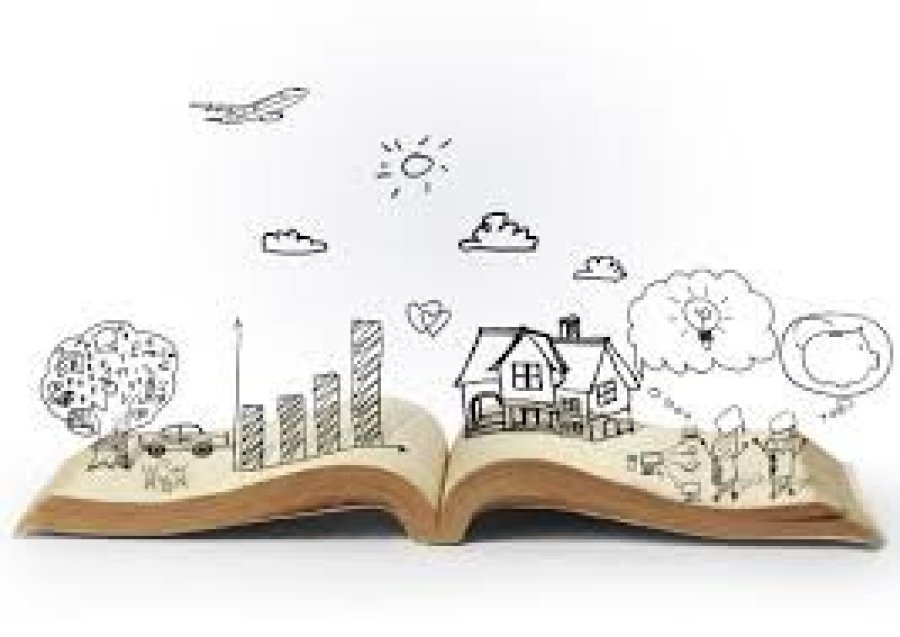 llibre, il·lustració, dibuix