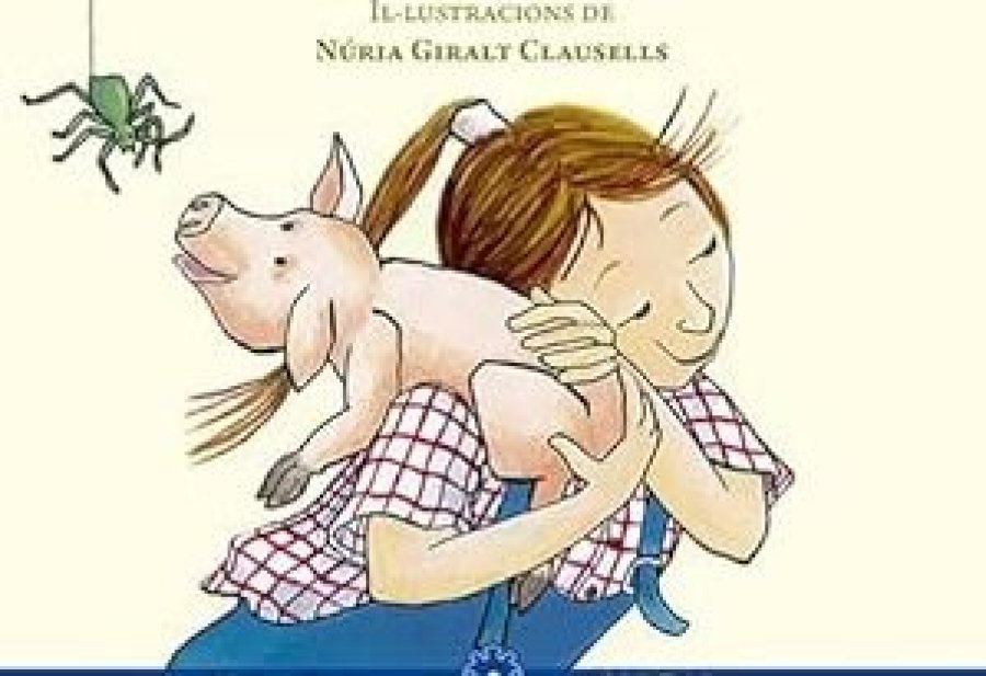 Portada retallada 'La teranyina de la carlota' Portada retallada 'La teranyina de la carlota'