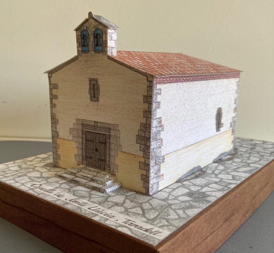 Maqueta retallable de la Capella de Santa Llúcia