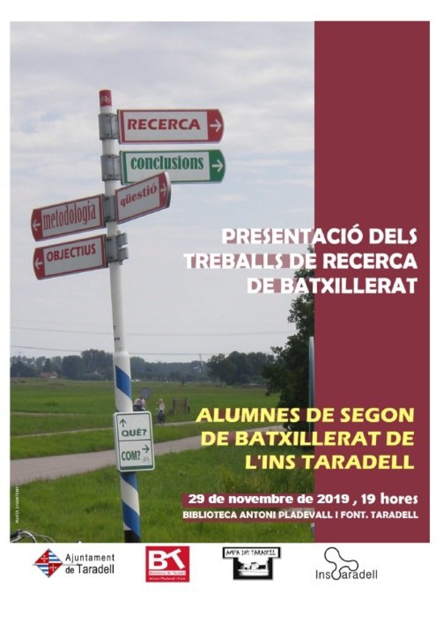 Cartells Treballs de Recerca 2019/20