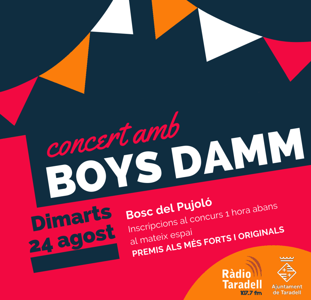 Cartell Boys Damm - Ràdio Taradell